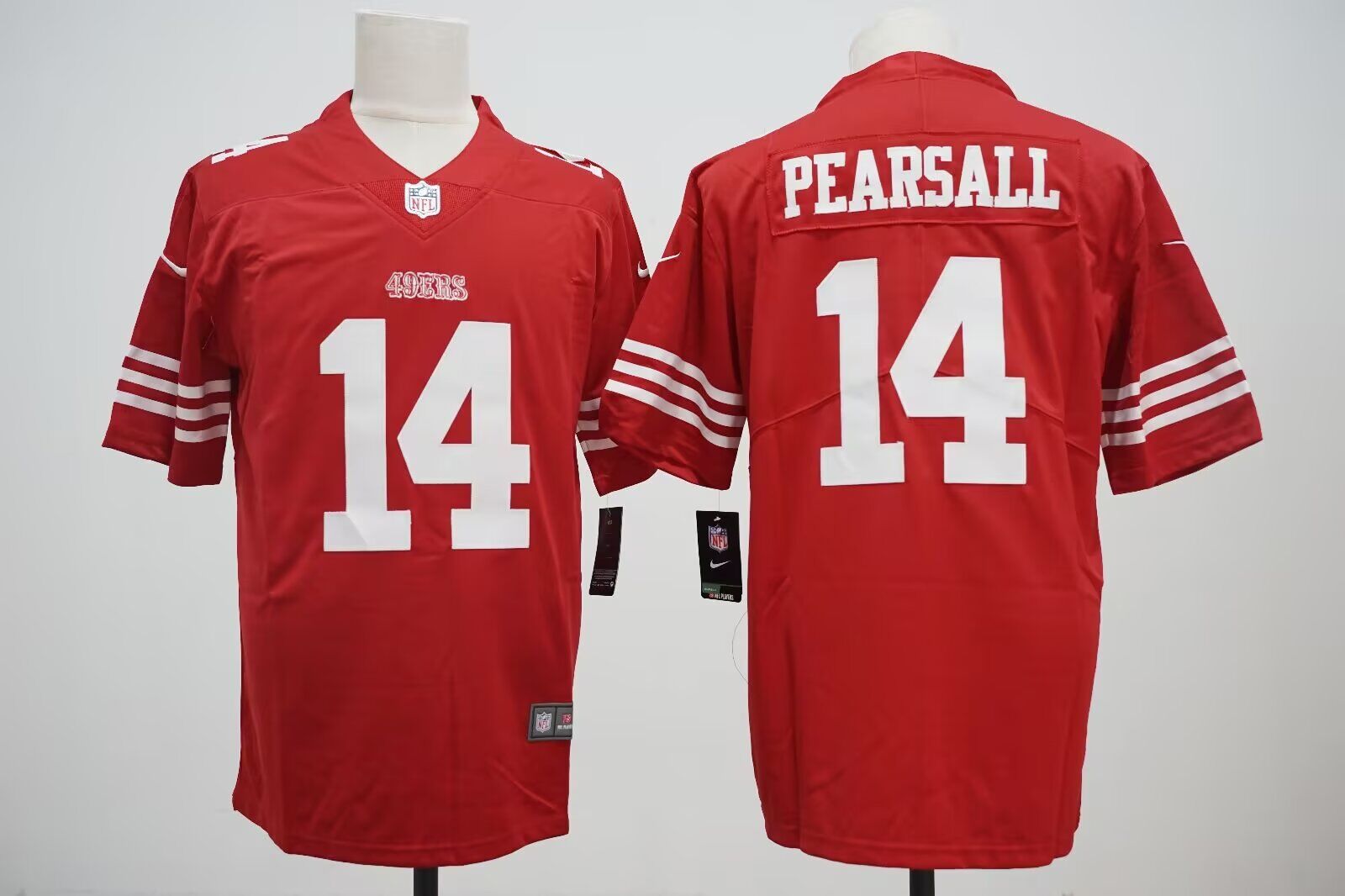 Men San Francisco 49ers #14 Pearsall red 2024 Nike Limited NFL Jersey style5->san francisco 49ers->NFL Jersey